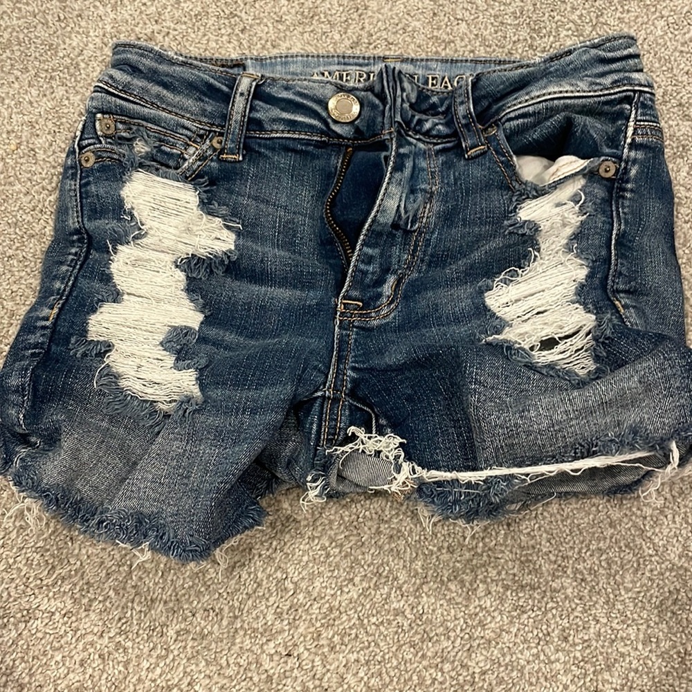 american eagle jean shorts